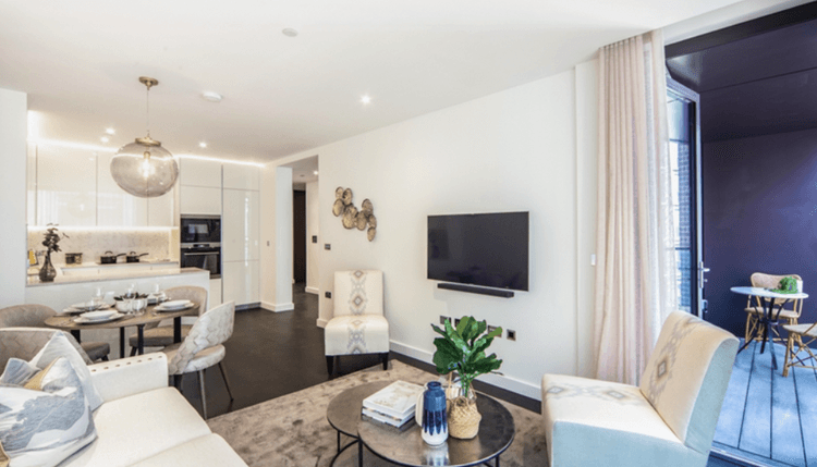 Elegant Sixth Floor Two-Bedroom Apartment with Private Balcony & Concierge