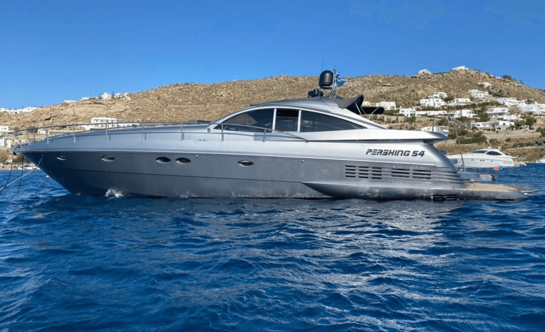 Pershing 54ft – Speed, Style & Sophistication in the Aegean