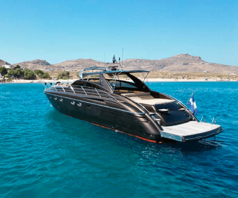 Princess V55 – Luxury & Performance in the Heart of the Cyclades
