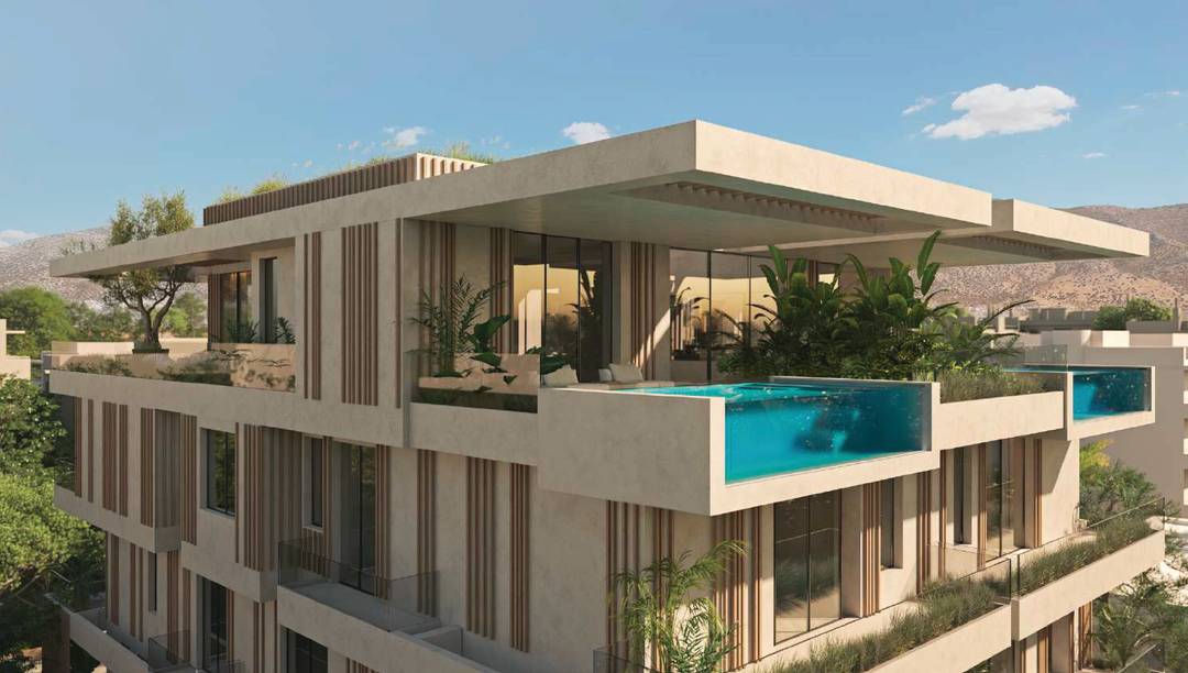 Ultra-Luxury Penthouse with Private Pools & Panoramic Sea Views