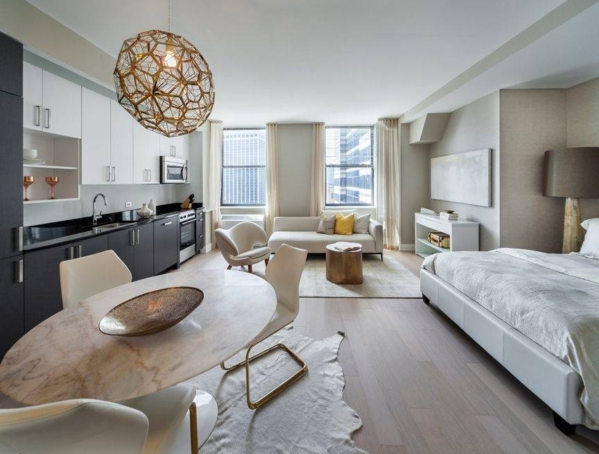 Huge Studio in FiDi, with on-site Gourmet Market, No Fee!