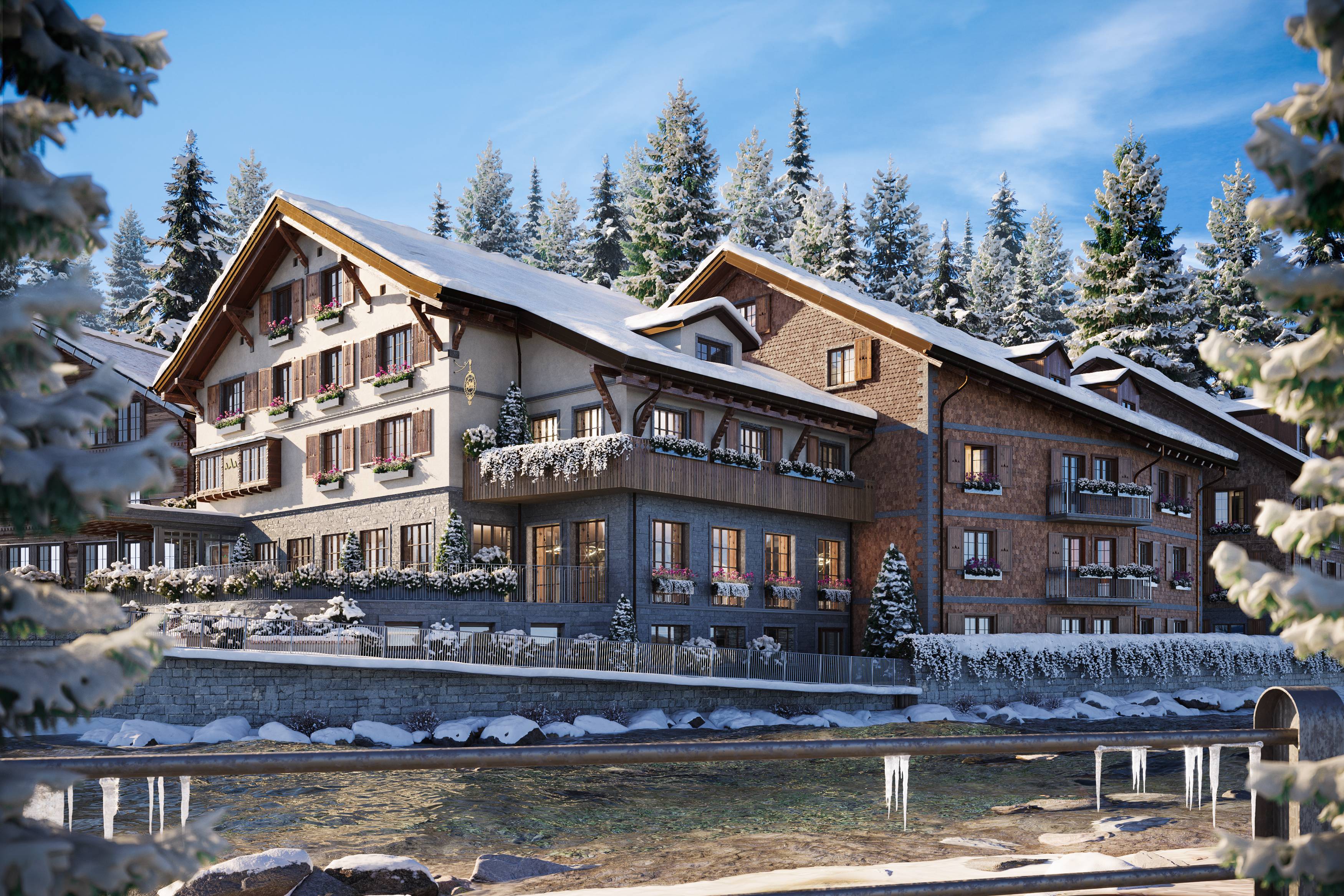 Designer Mountain Homes in the Heart of the Swiss Alps | Andermatt
