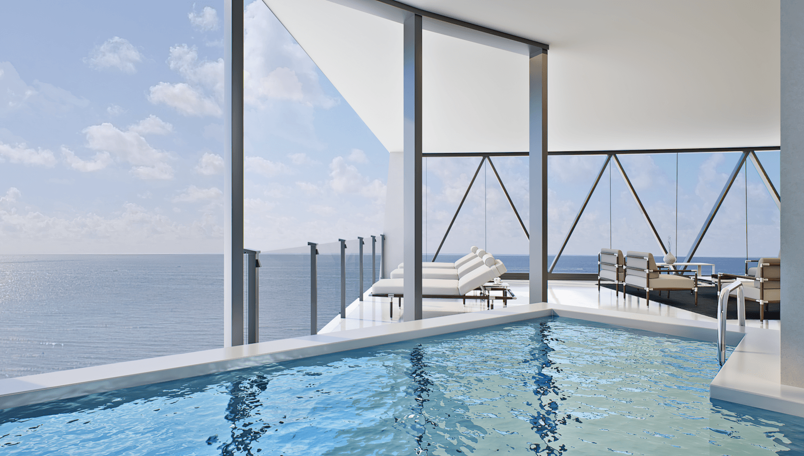 BENTLEY RESIDENCES BEACHFRONT PROPERTY MIAMI | 3 BEDS | 3.5 BATHS | IN-UNIT MULTICARS GARAGE | PRIVATE POOL | PRIVATE TERRACE