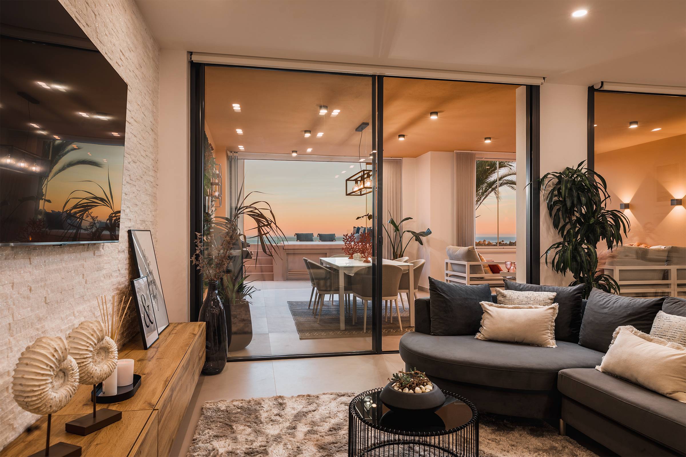 Spacious Duplex Penthouse with breath-taking views over The Golf Valley and the Mediterranean Sea