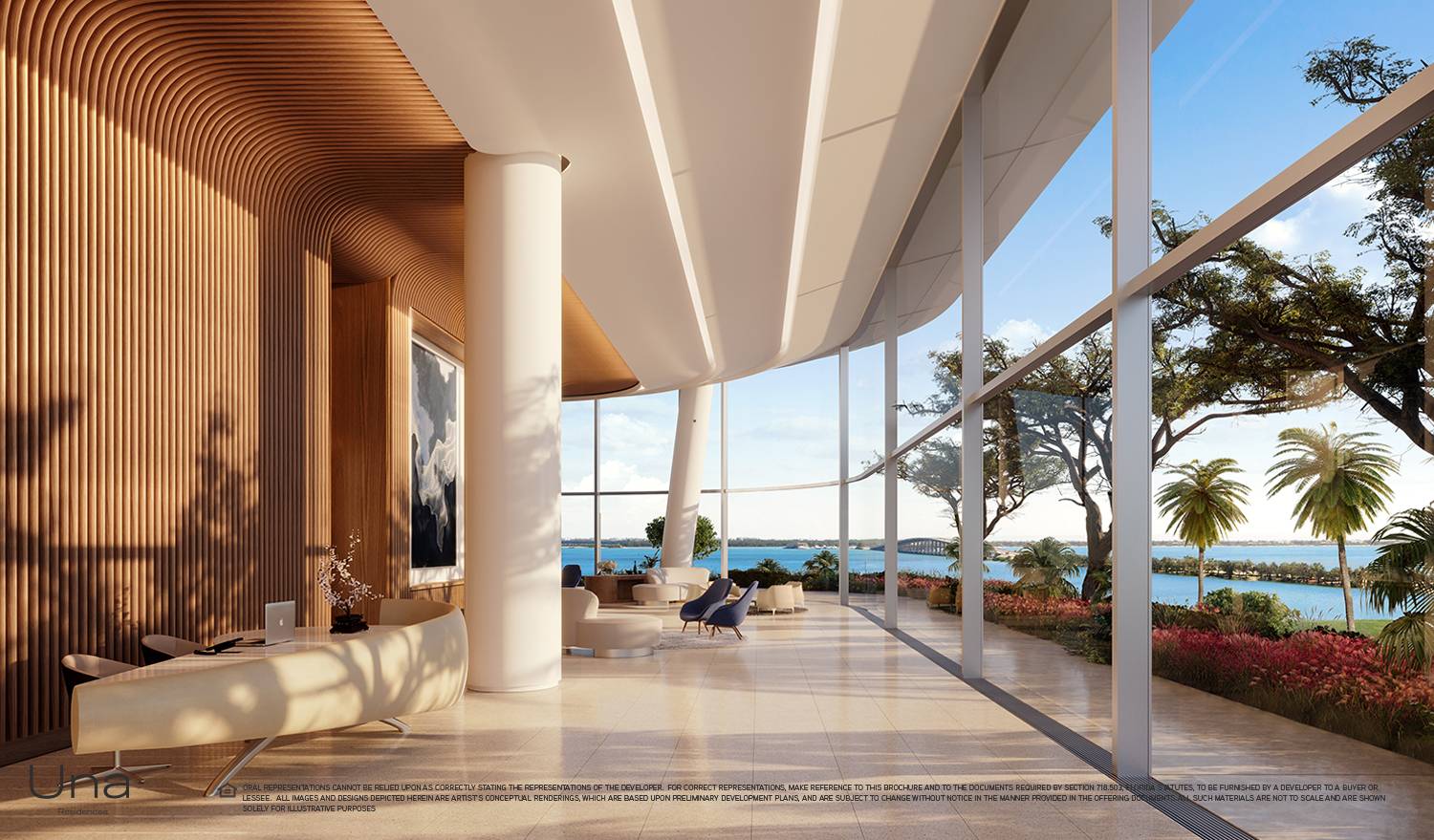 Miami Waterfront from the iconic Una Residences in Brickell