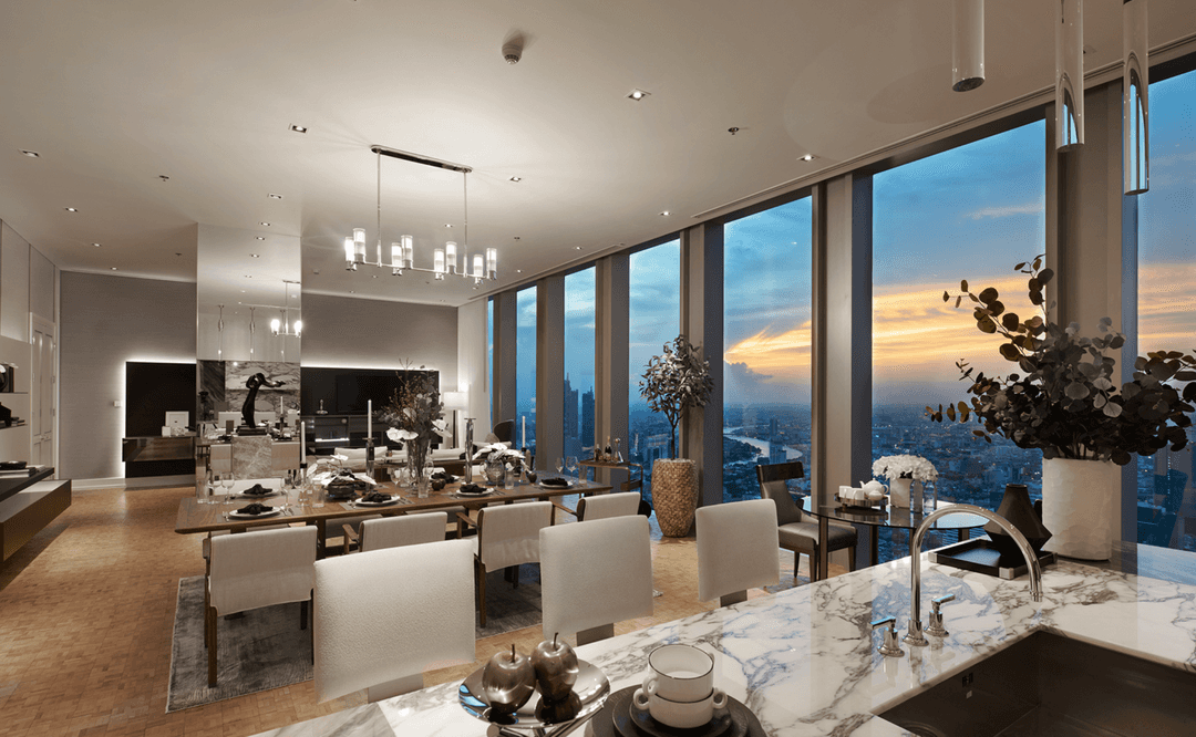 The Ritz-Carlton Residences, Bangkok: Unit 62P3C: 2 Bedroom
