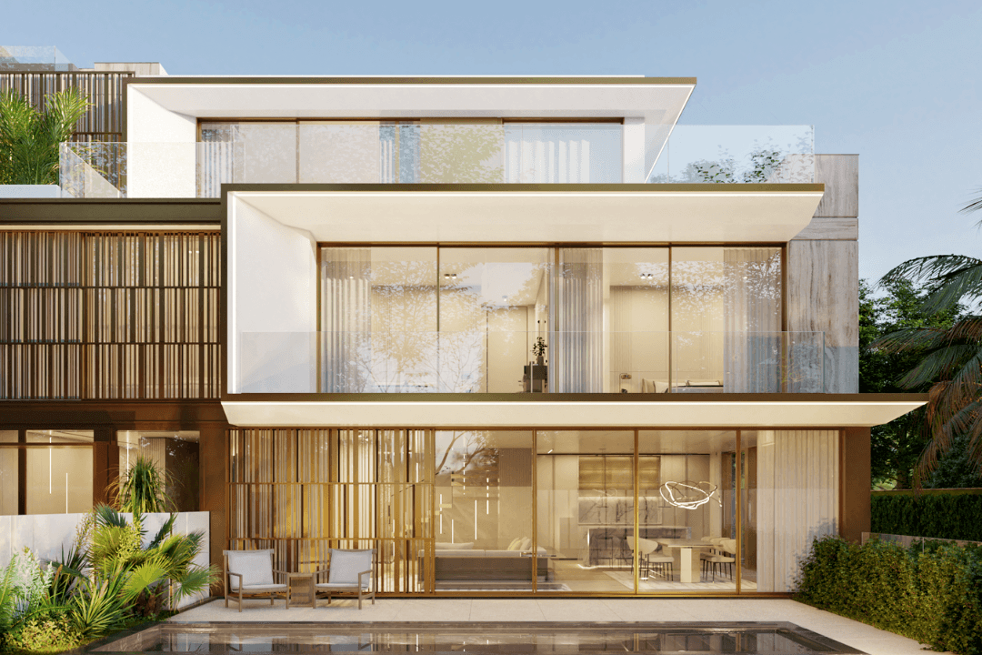 Private Villa | 4 Suites | Prime Location | Private Pool | Modern Finishes | Elevator | 3-Car Garage | Home Office | Gated Community