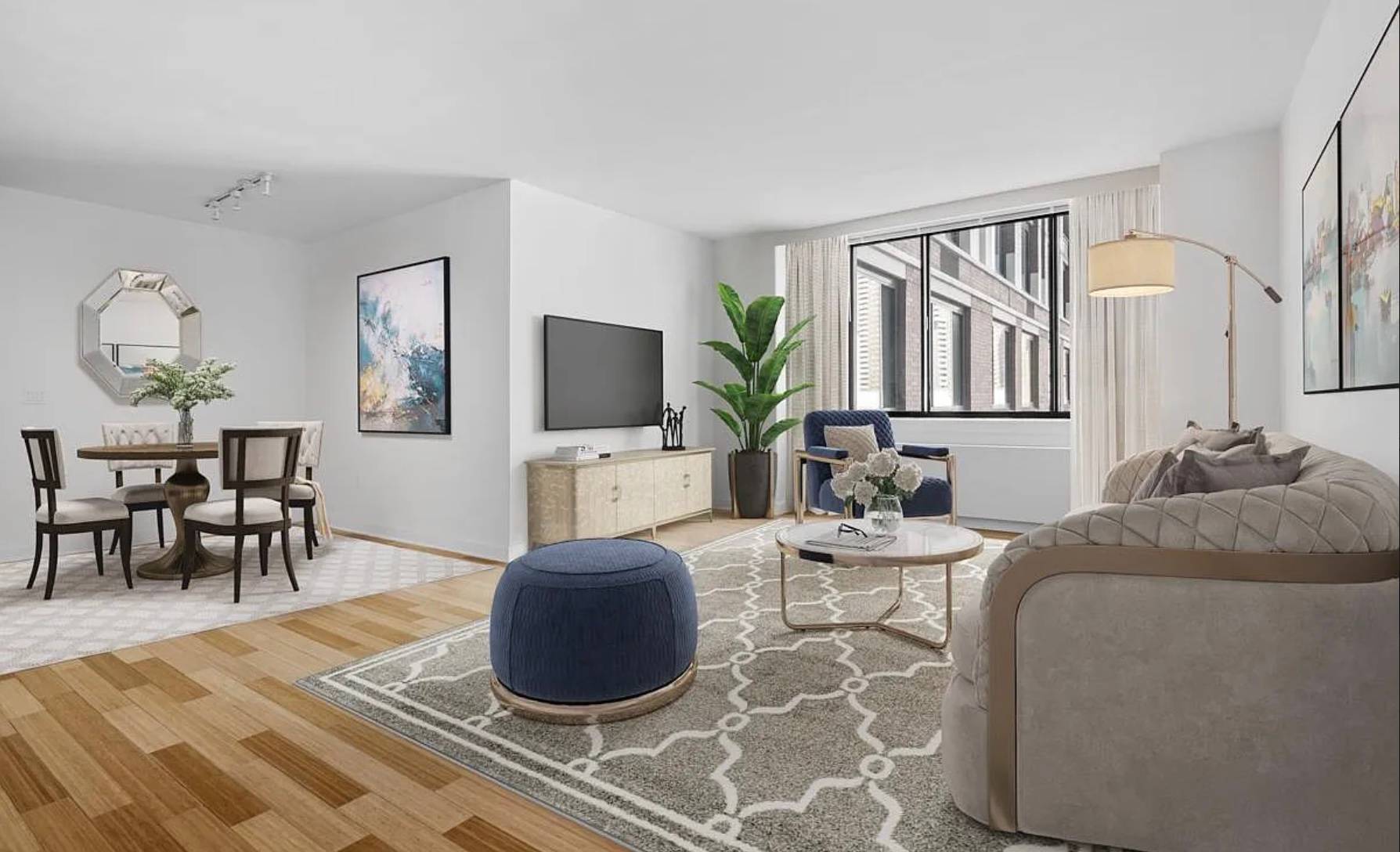 Spacious 2 Bed 2 Bath In Tribeca