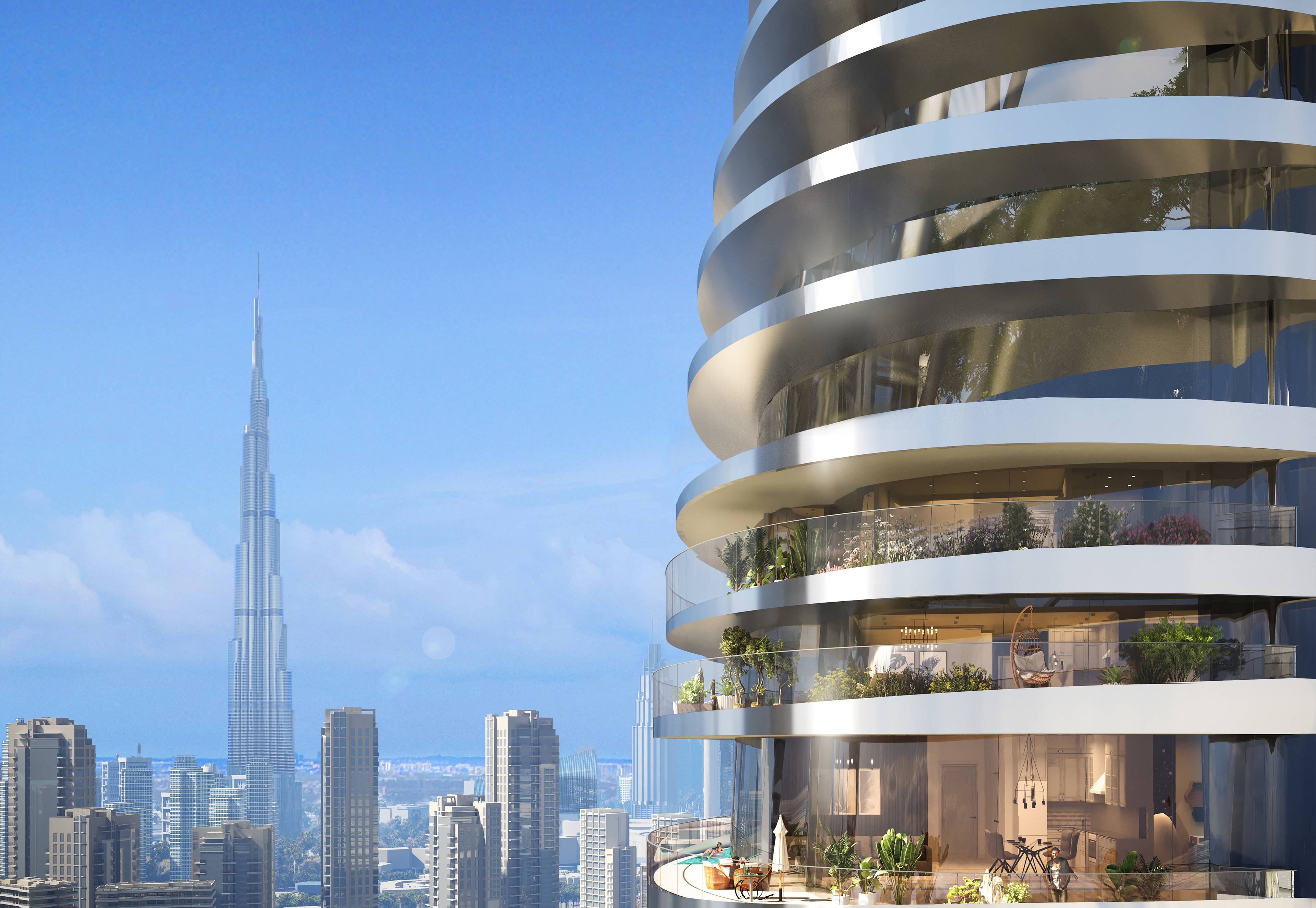UNPARALLELED VIEWS OF DUBAI CANAL & DOWNTOWN IN THIS SPACIOUS 2-BEDROOM APARTMENT WITH SOLAR SYSTEM THEMED GARDEN
