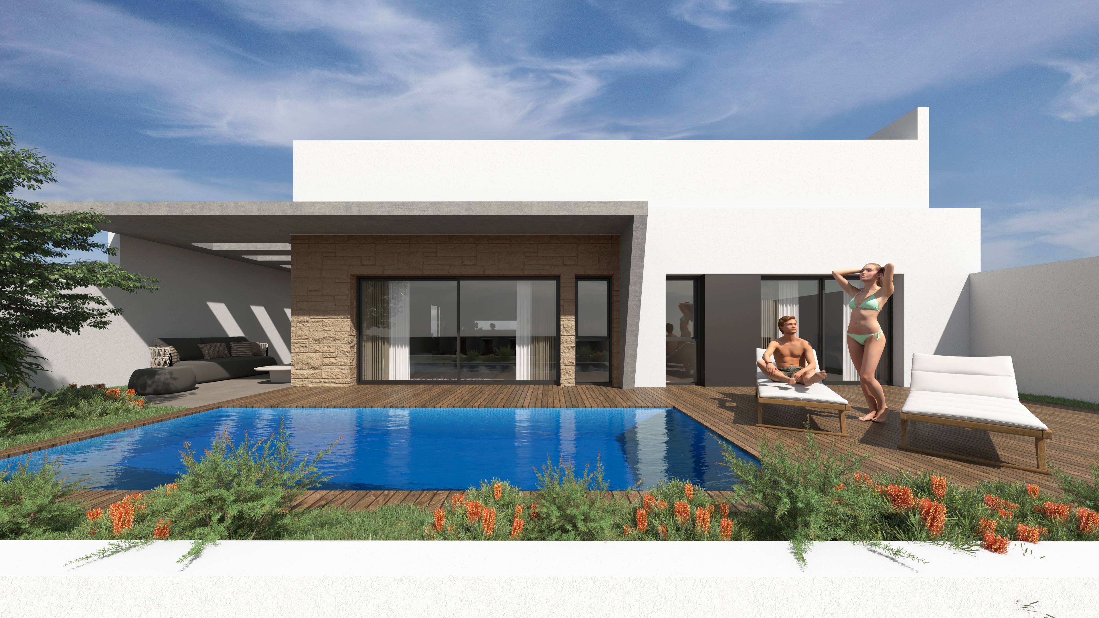 New one level Villas for Sale in Torrevieja – 2 km from the Sea