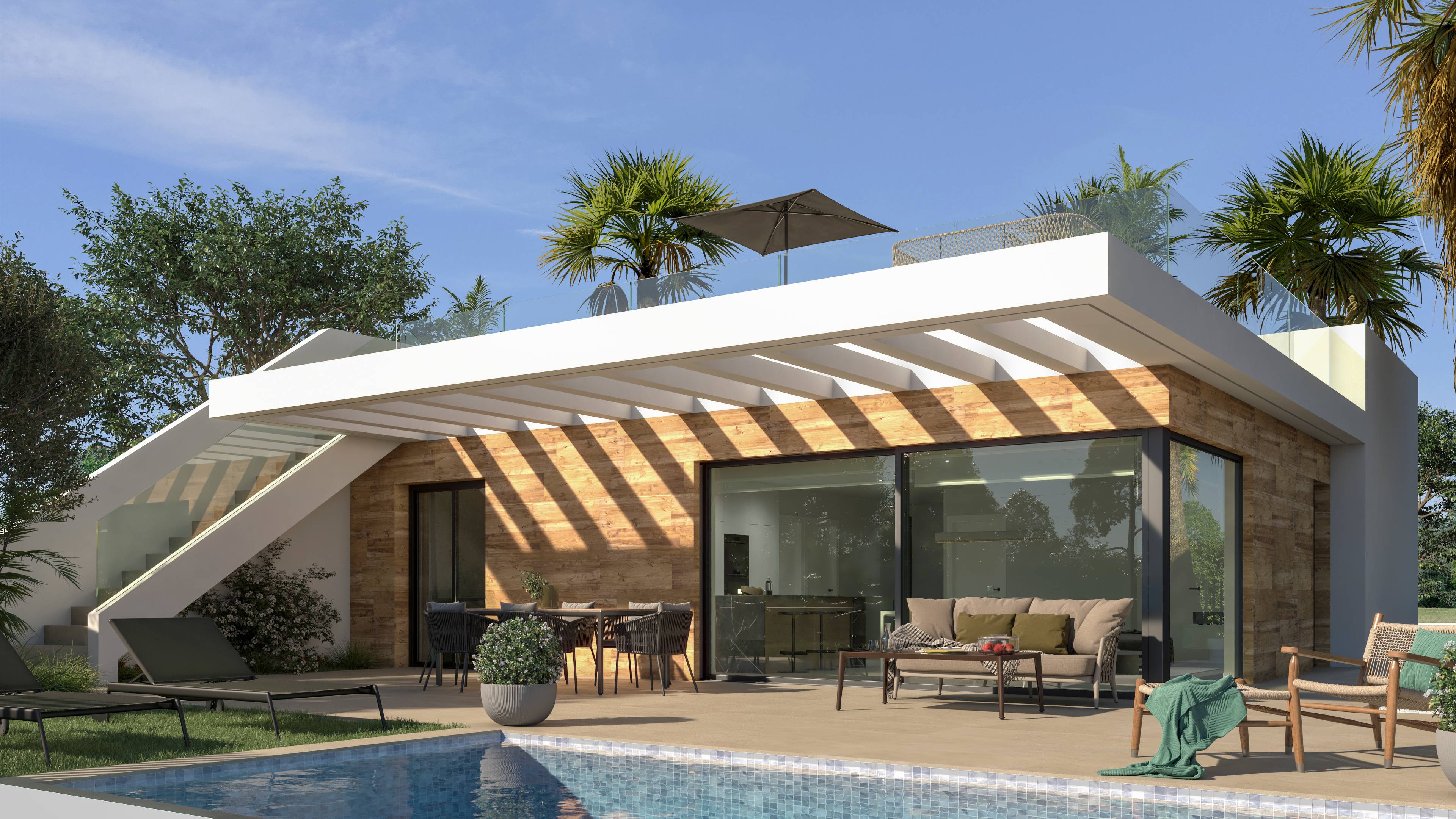 Luxurious modern Golf villa on La Serena golf resort.