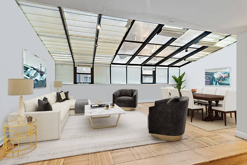 Central Park South! Grand Sized Loft-Like Studio with Solarium!