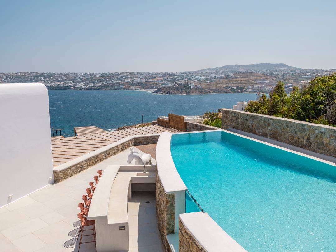 VILLA Amethyst in Mykonos/With Infinity Swimming Pool
