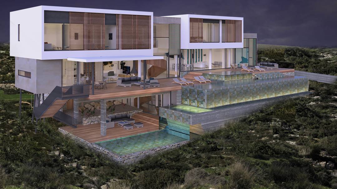 Superior Villa with Panoramic Sea Views in Prestigious Paphos Location