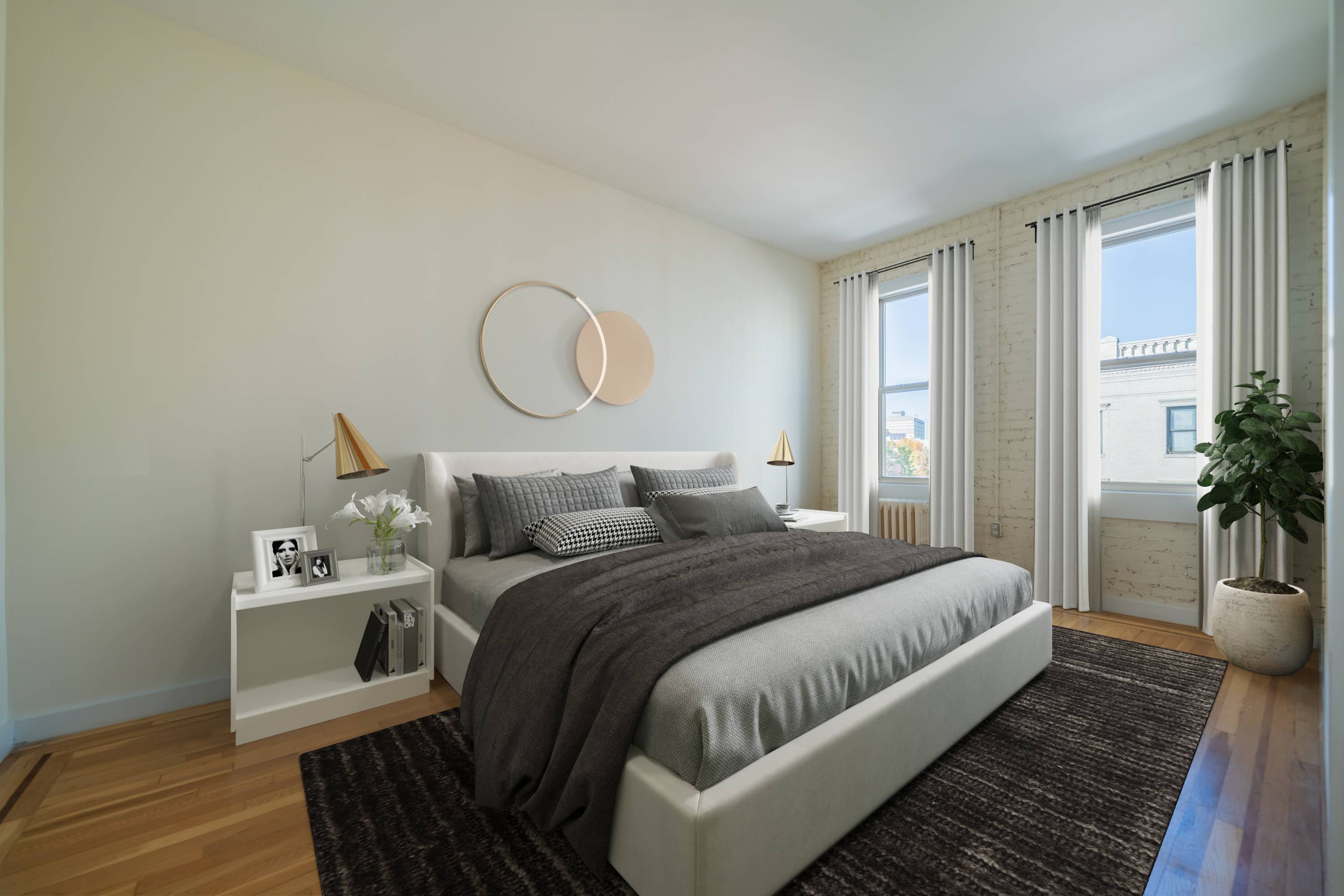 Newly Renovated 1 Bedroom located at 129 Magnolia Avenue in Journal Square.  Laundry On Site, Elevator Building, No Fee and 1 Month Free.