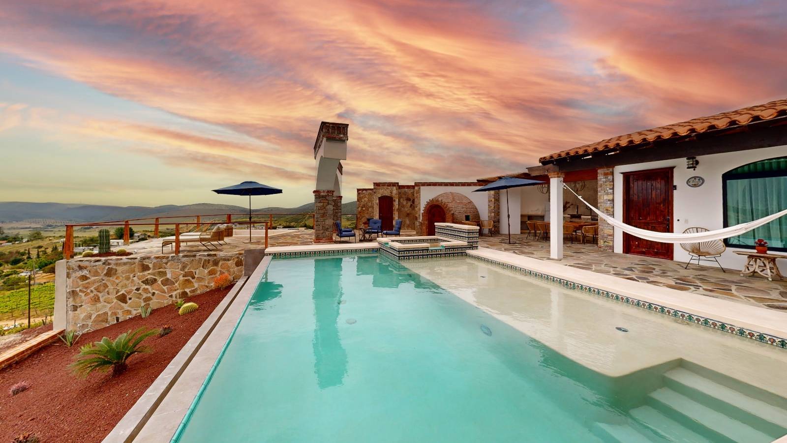 Stunning vineyard in Valle de Guadalupe, Ensenada Mexico