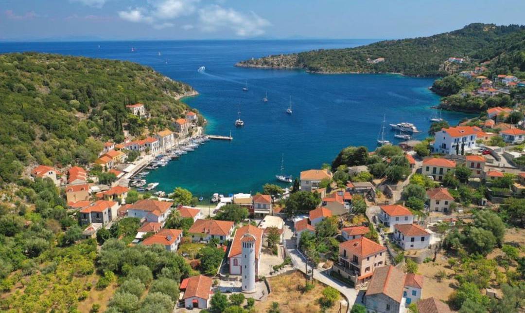 Prime Sea-View Land in Ithaca with Approved Plans for Two Homes