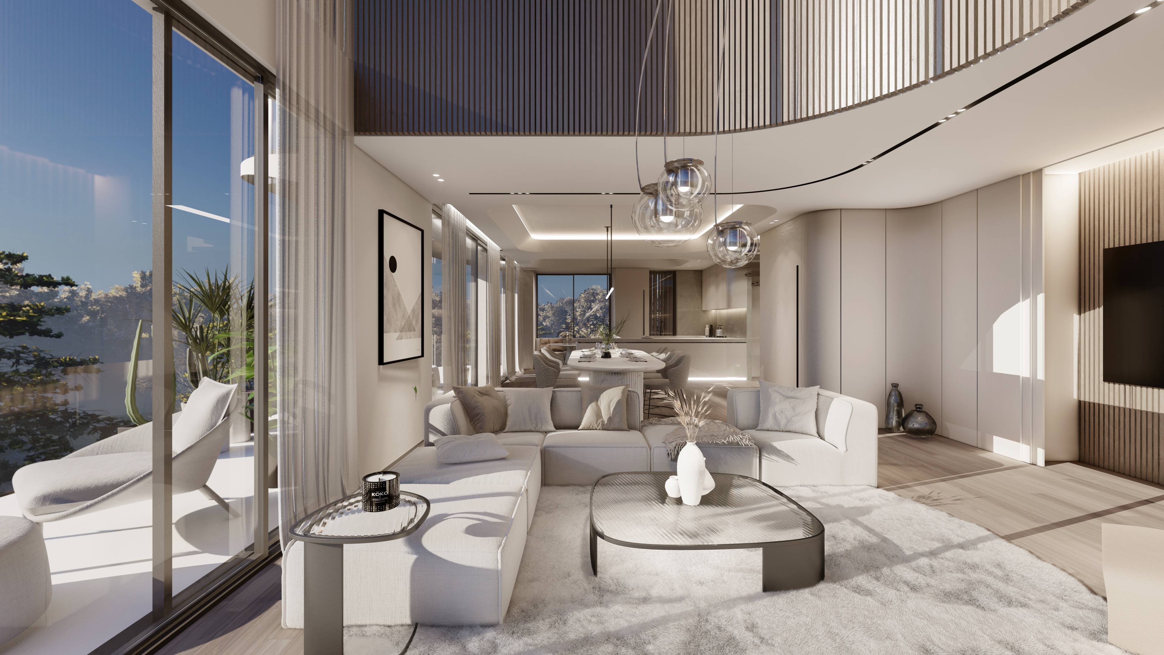 Ultra Luxurious 3rd, 4th & 5th floor, 200sqm Penthouse with exclusive use of a Roof-Top swimming pool and seaviews, in Voula