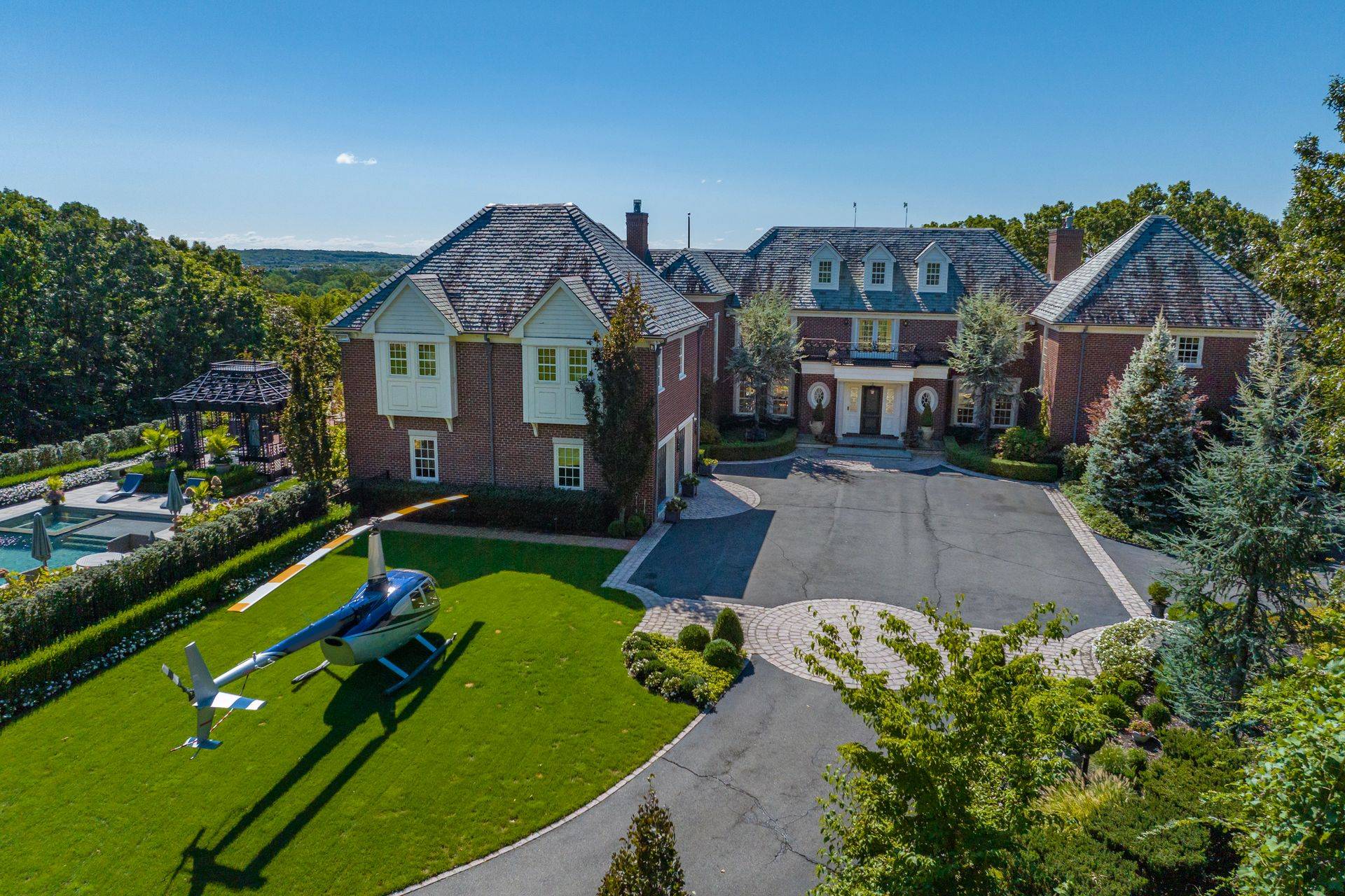 Gated Majestic Brick Manor,