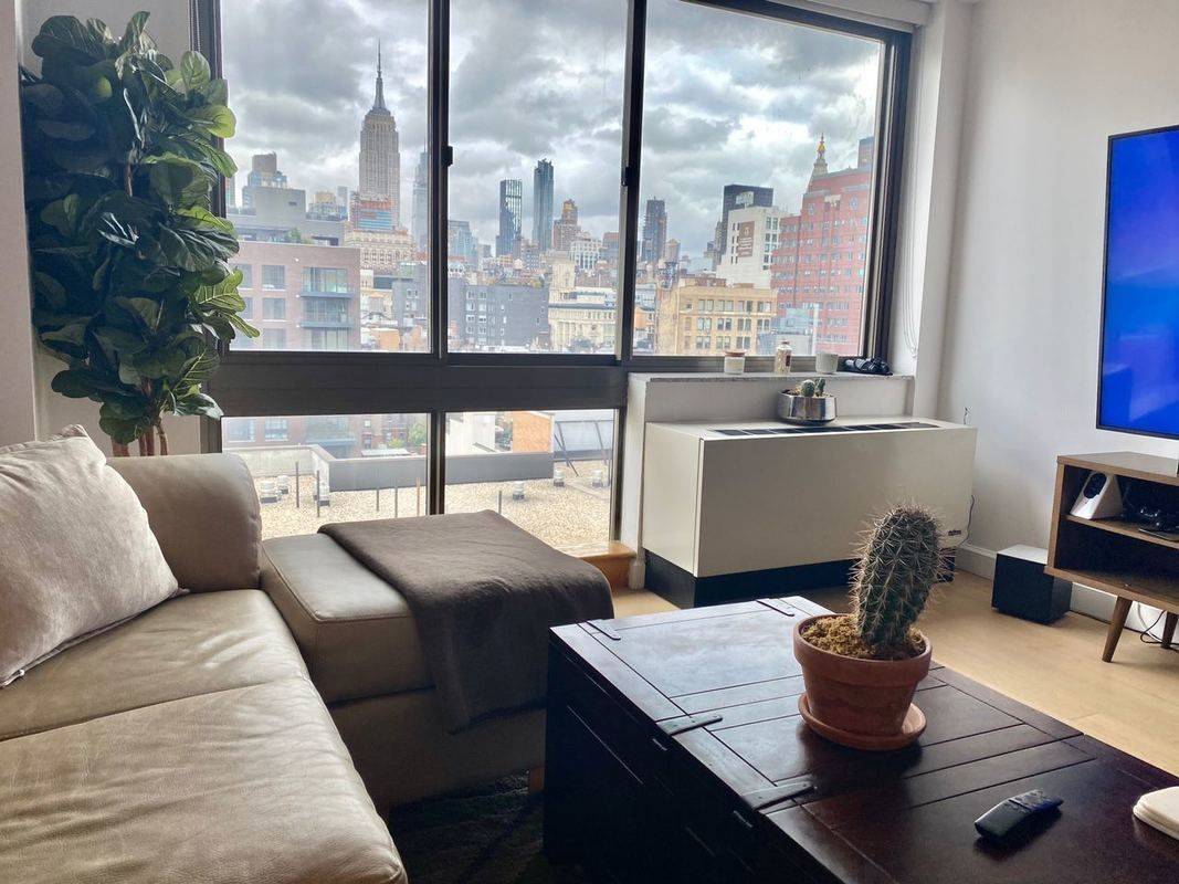 Bright 1 bed/ 1 bath Luxury Apartment, Amenity Filled in Chelsea, Southern Exposure, W/D in unit