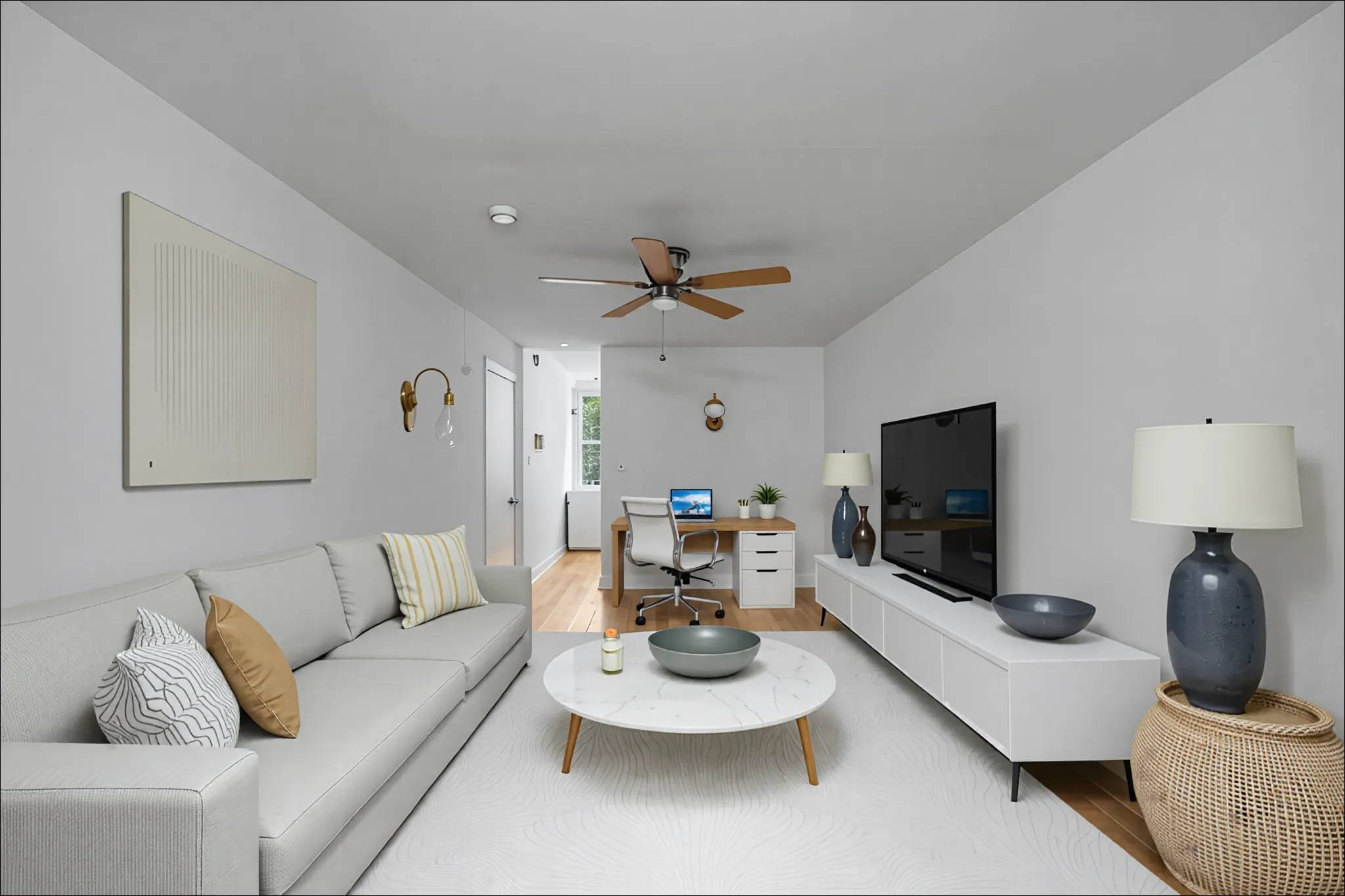 Newly Renovated 1 Bedroom in Downtown Hoboken at 204 Park Avenue.
