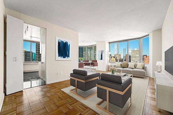 Extra Large 1 bed/1 bath, No Fee, Luxury Apartment in Murray Hill with great windows and in unit w/d