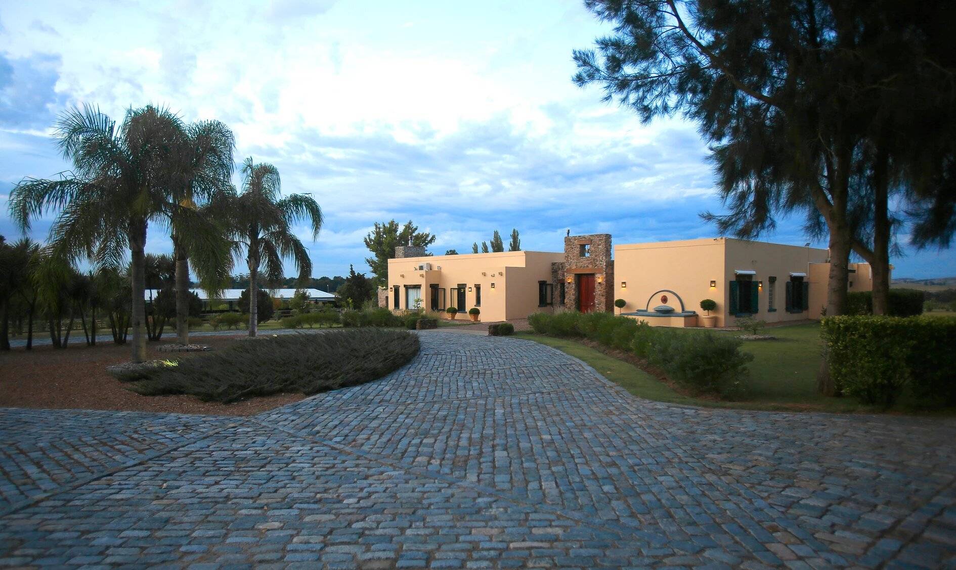 Elegant living in a unique country place in Uruguay