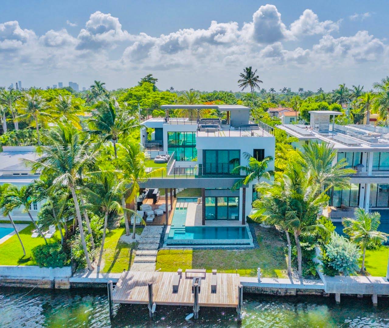 Waterfront architecturally stunning luxury home