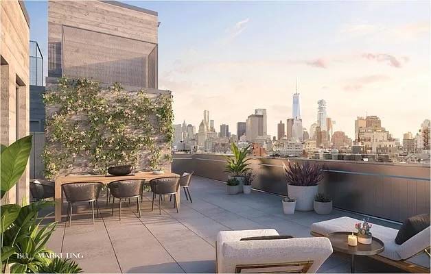 Trophy Triplex Penthouse located on the Bowery with Private Roof Deck and Keyed Elevator.