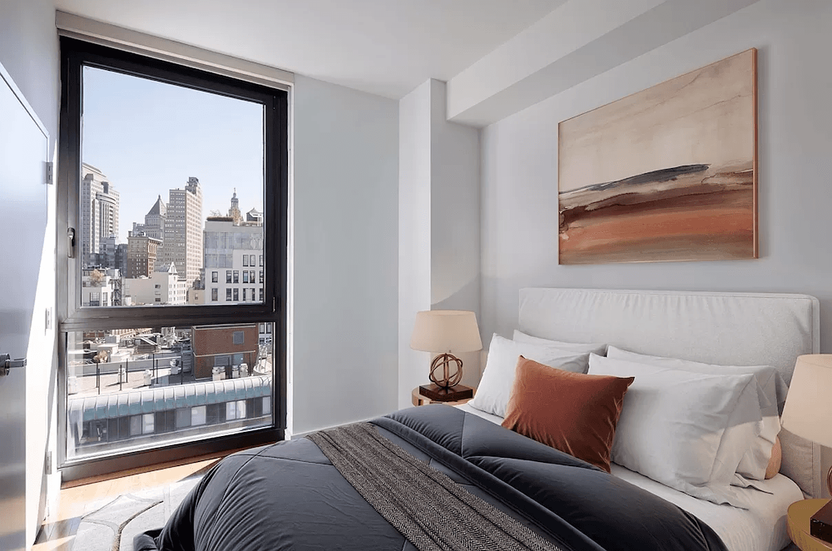 Alcove Studio with Floor-to-Ceiling Windows in Heart of Tribeca