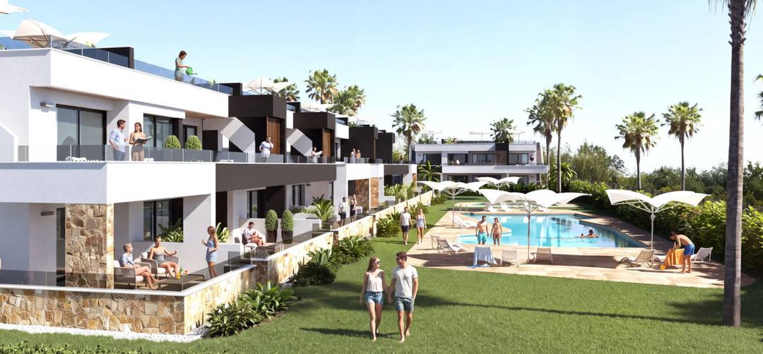 Modern residential complex of 28 bungalows located in Lo Marabú, Cuidad Quesada
