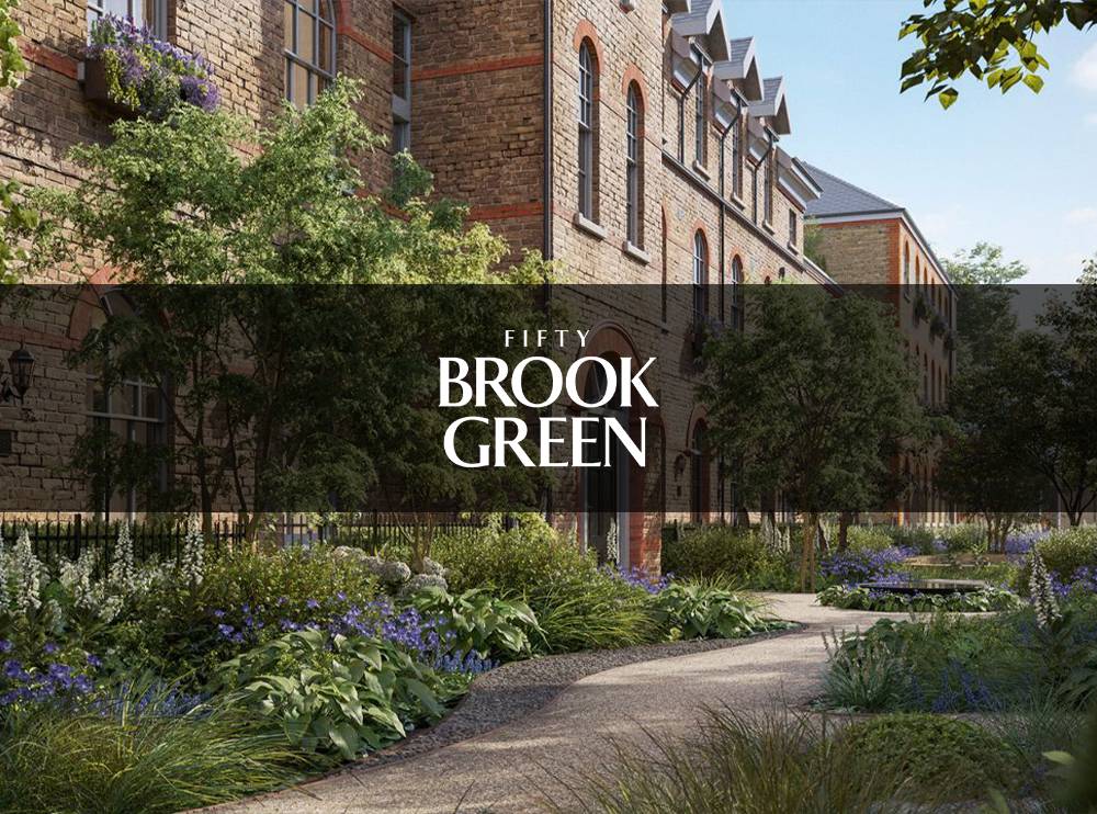 Fifty Brook Green - Luxury gated apartments and townhouses for sale in West London, near Kensington and Hammersmith