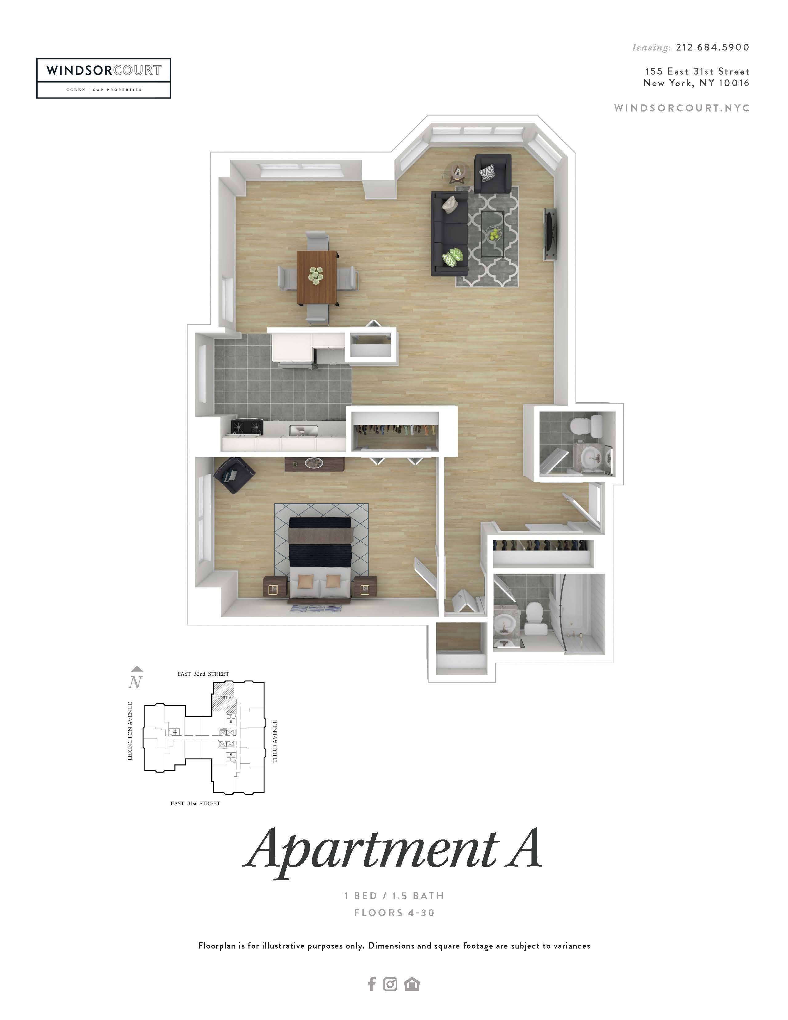 Brand New to Market! 1 Bedroom in Prime Kips Bay