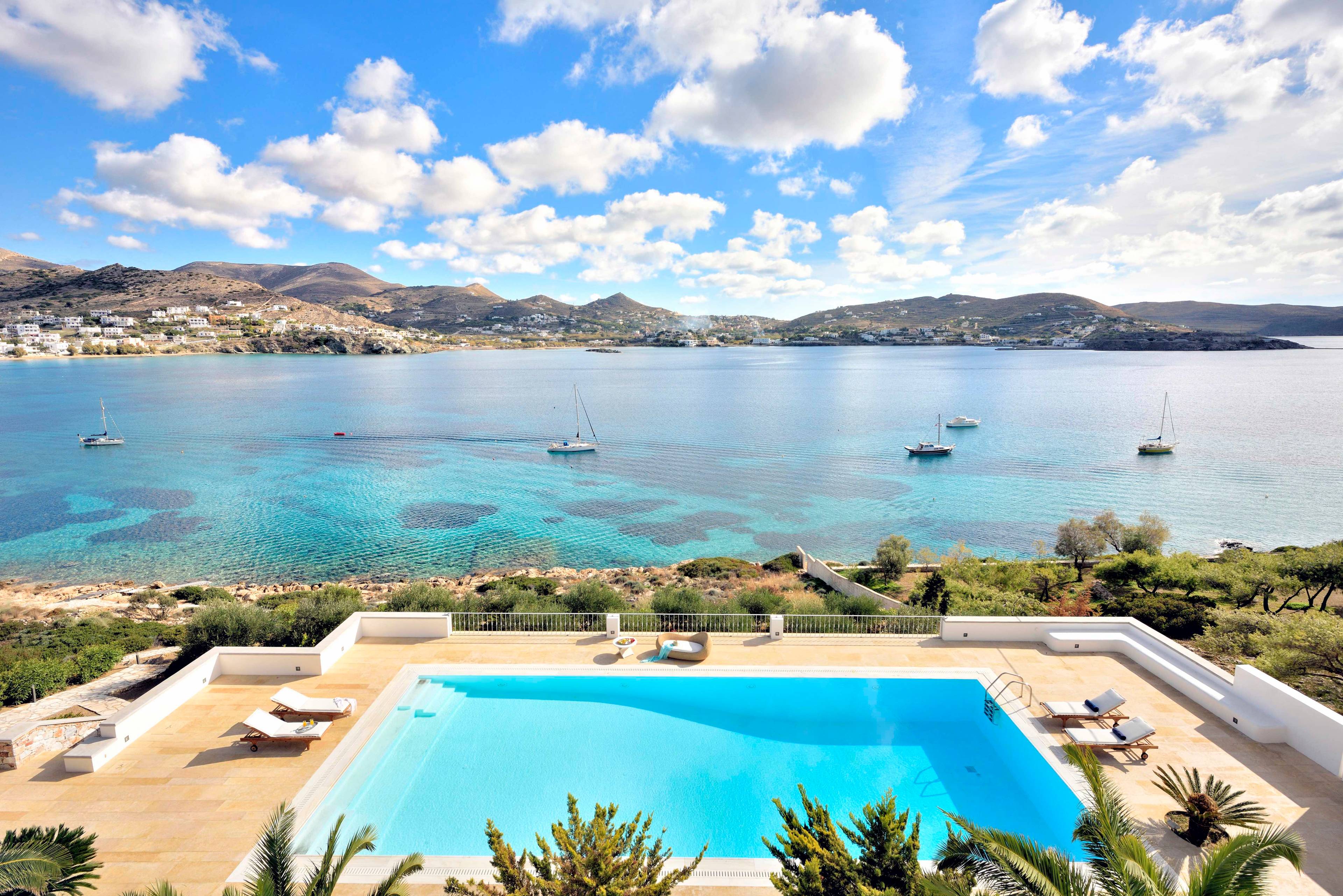 Majestic Ambience: Neoclassical Jewel with Private Marina & Seafront Luxury