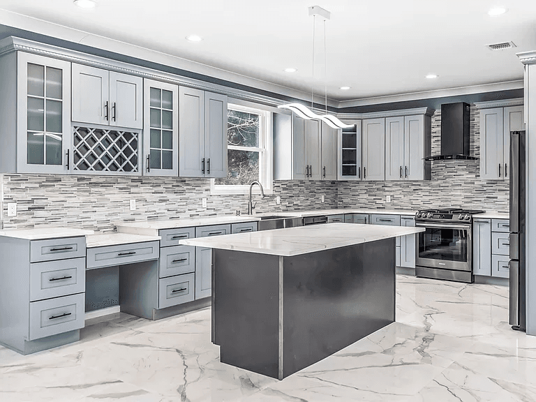 Grey & Gold Kitchen Design — West Coast Capri