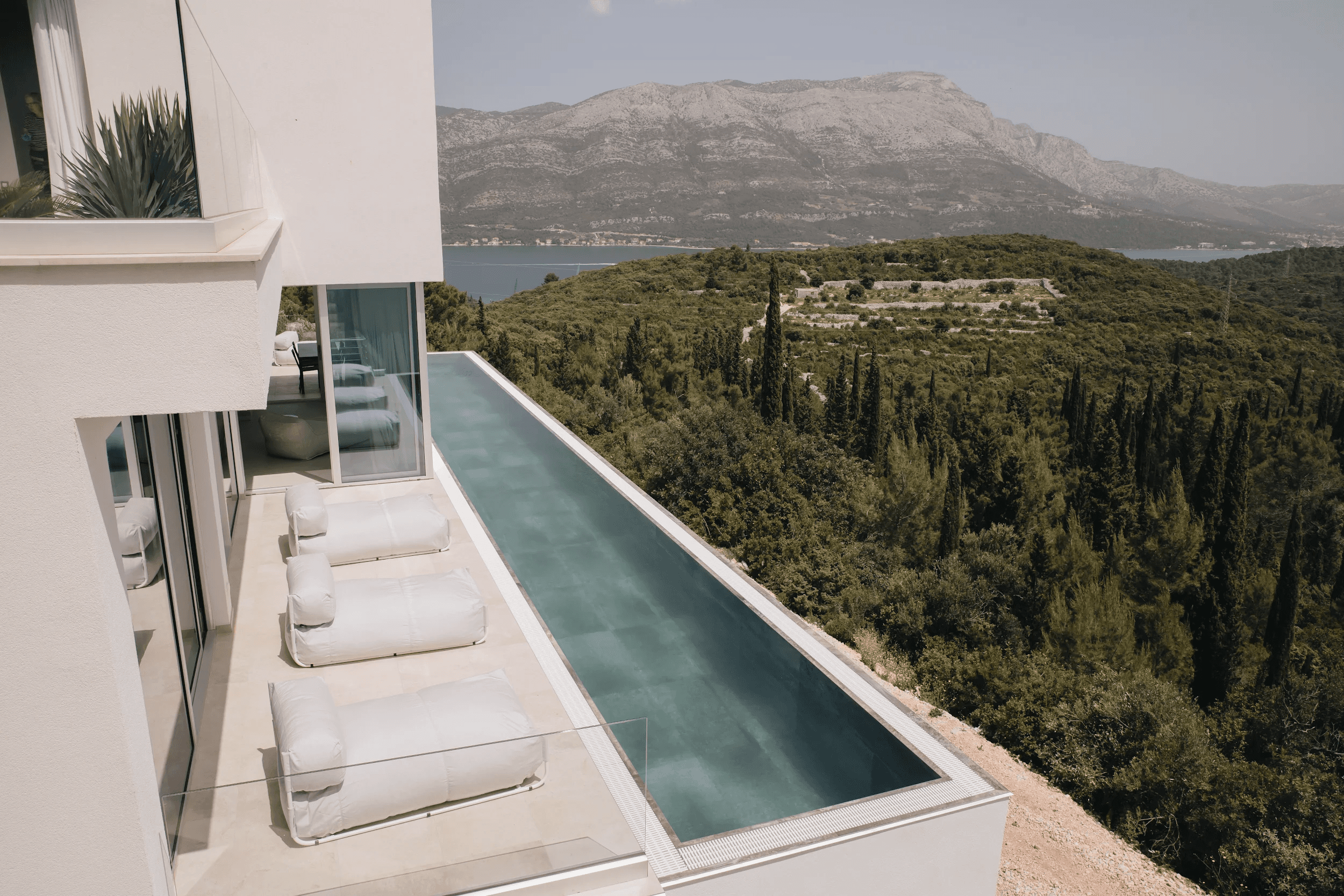 Luxury villa with panoramic infinity pool and sea view - Korčula, Croatia