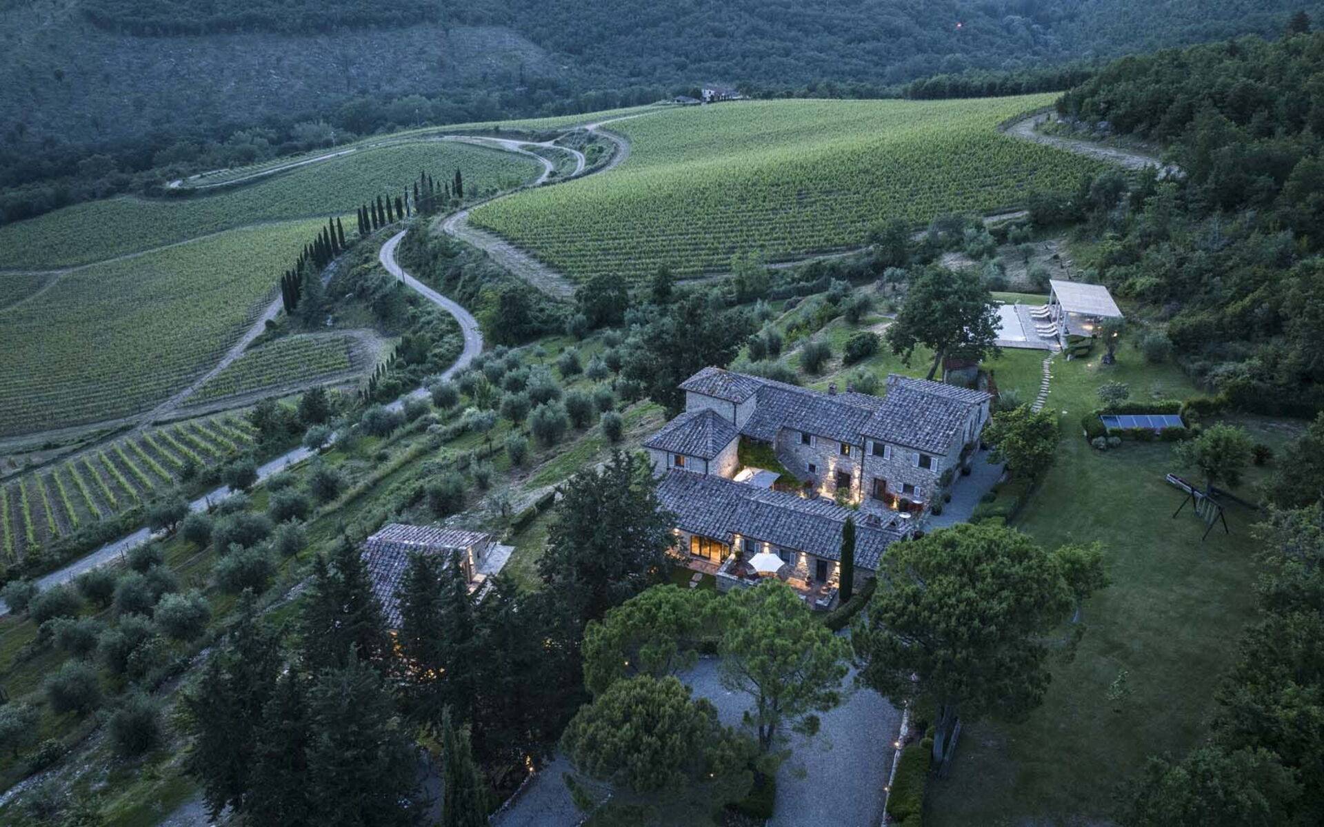 Stunningly restored Tuscan 400-year-old Villa in the heart of Chianti Region