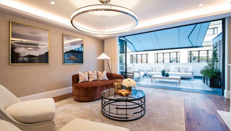 Spectacular newly refurbished interior designed duplex Penthouse in fashionable Kensington