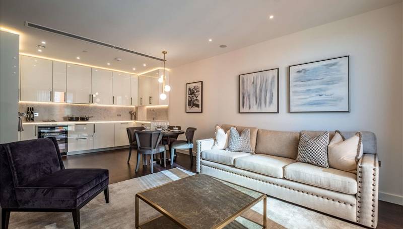 Luxury Interior-Designed Three Bedroom Apartment with Private Balconies & Air Conditioning