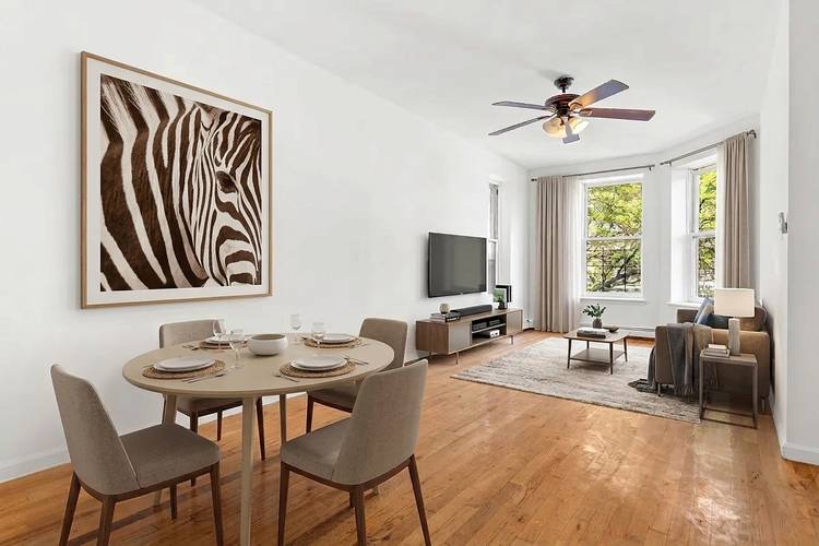 Sun-Drenched Floor-Through 3BR in Morris Jumel Historic District