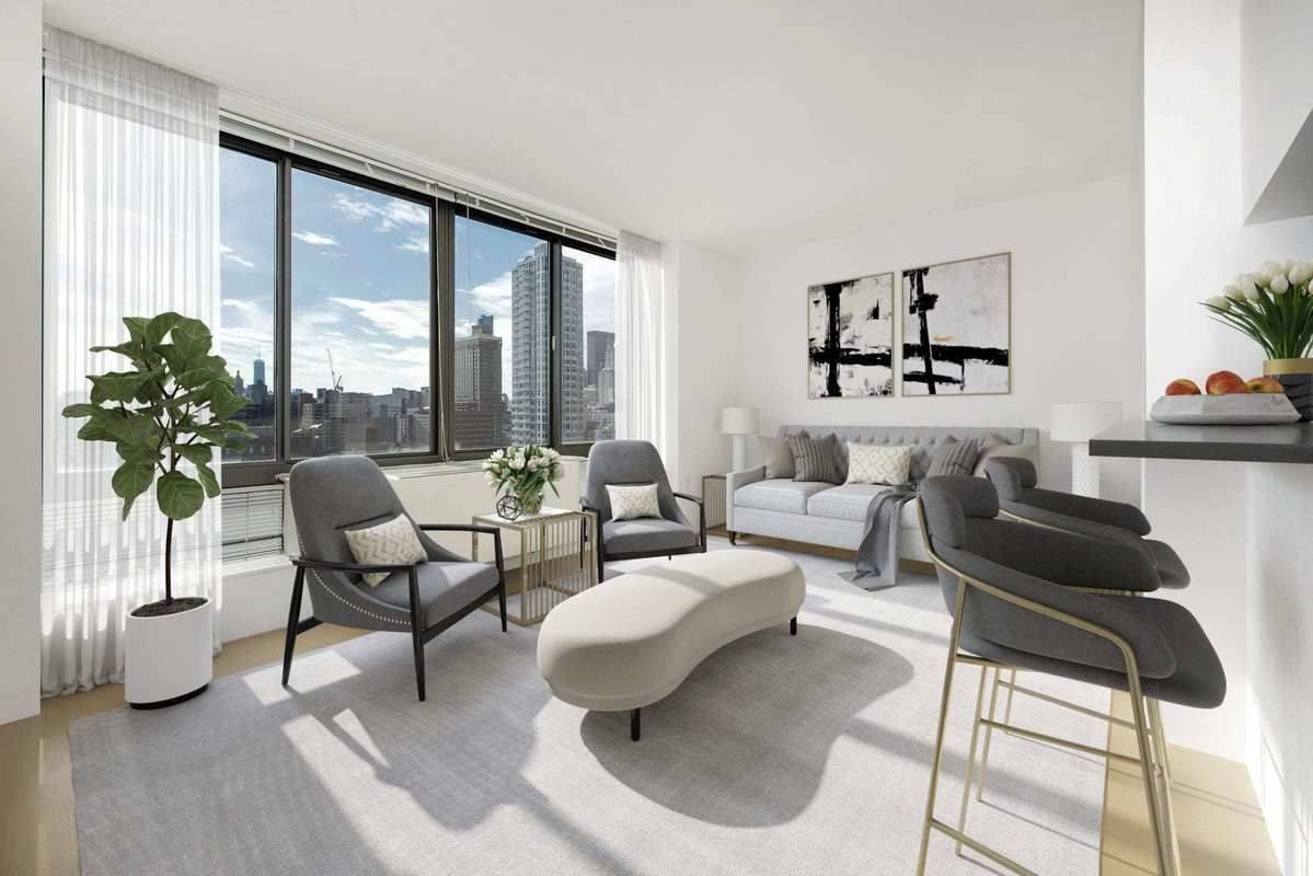 Bright South Facing in Murray Hill with Garage Parking and Roof Deck (No Fee)