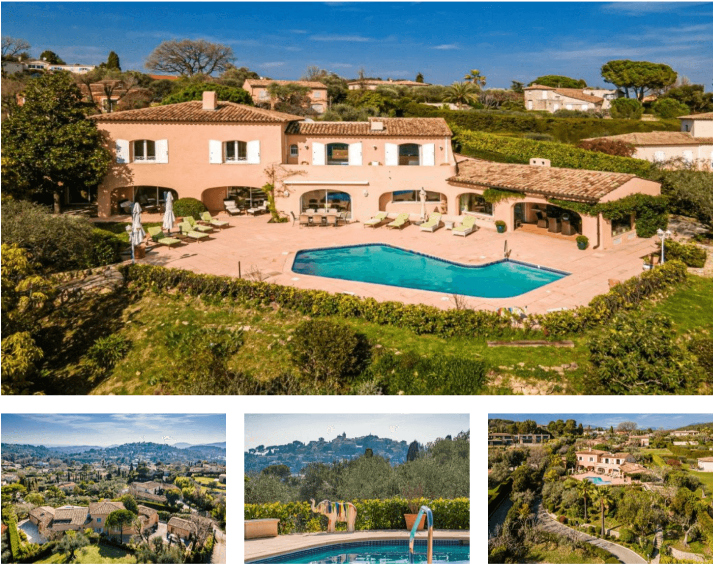 Exceptional villa with panoramic sea views , Mougins