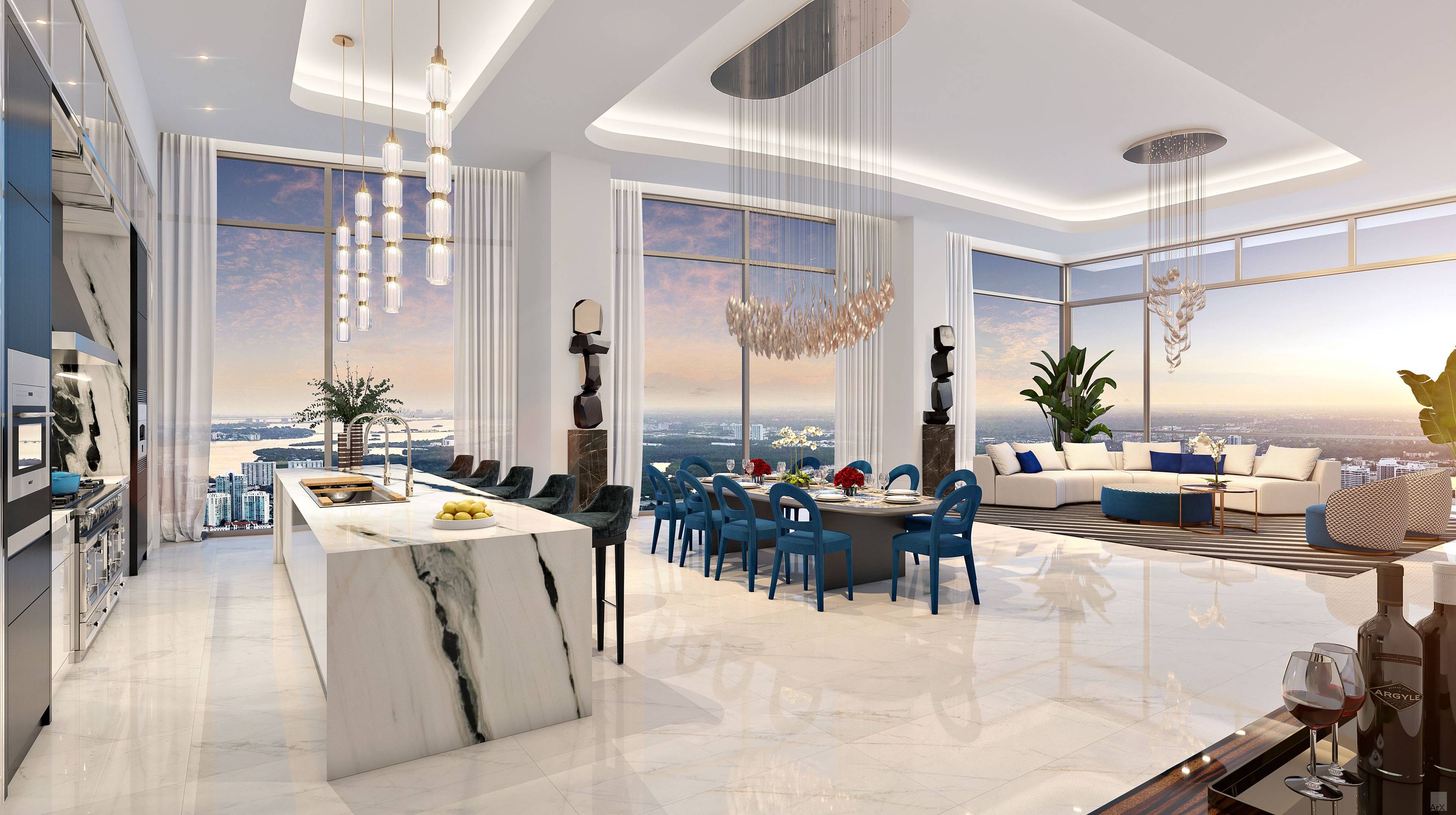 Beach Front 2-Story Palace PENTHOUSE In The Sky!
