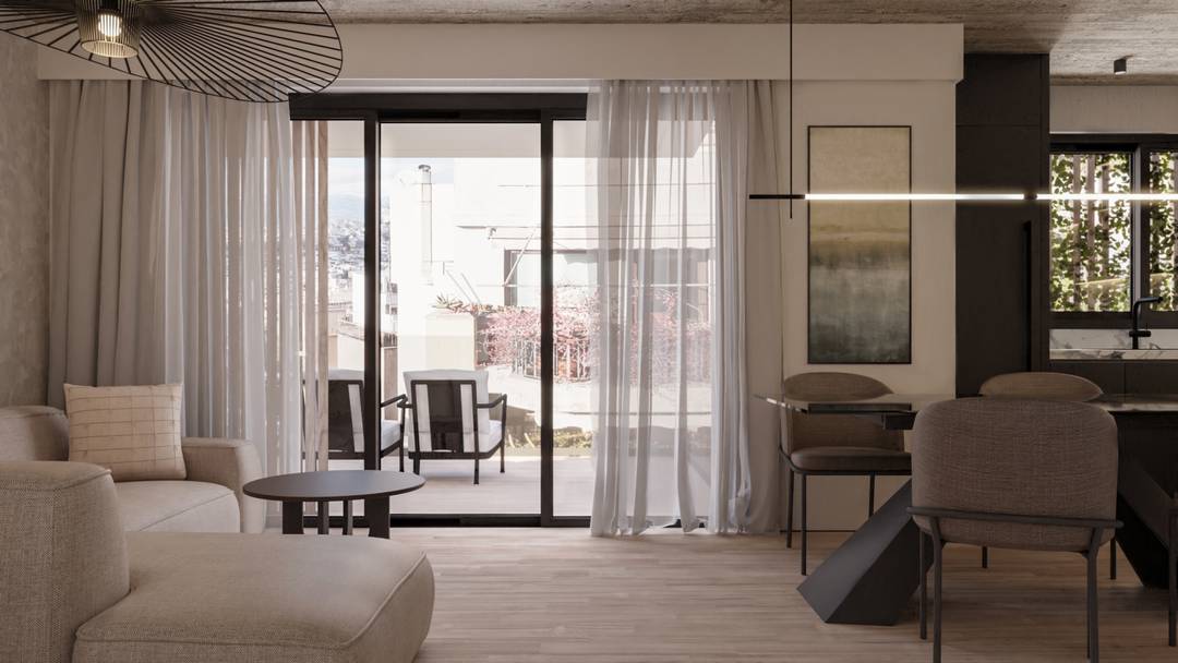 Penthouse Luxury with Jacuzzi & City Views | A7 - Sky Loft Residence Lycabettus High Rise Residences