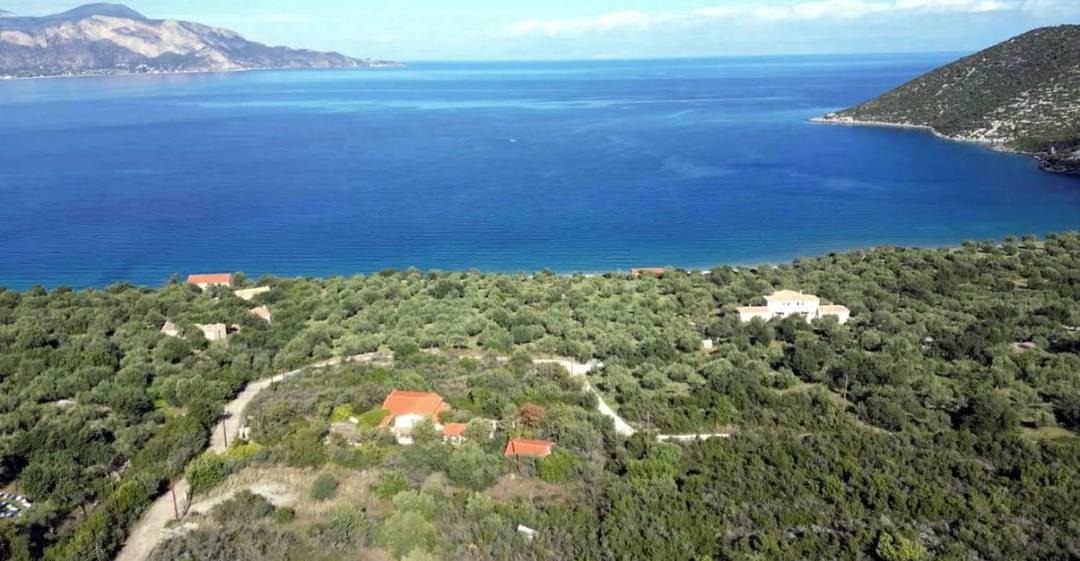 Prime seafront Plot in the bay of Ag. Georgios, Poulithra, Peloponnese