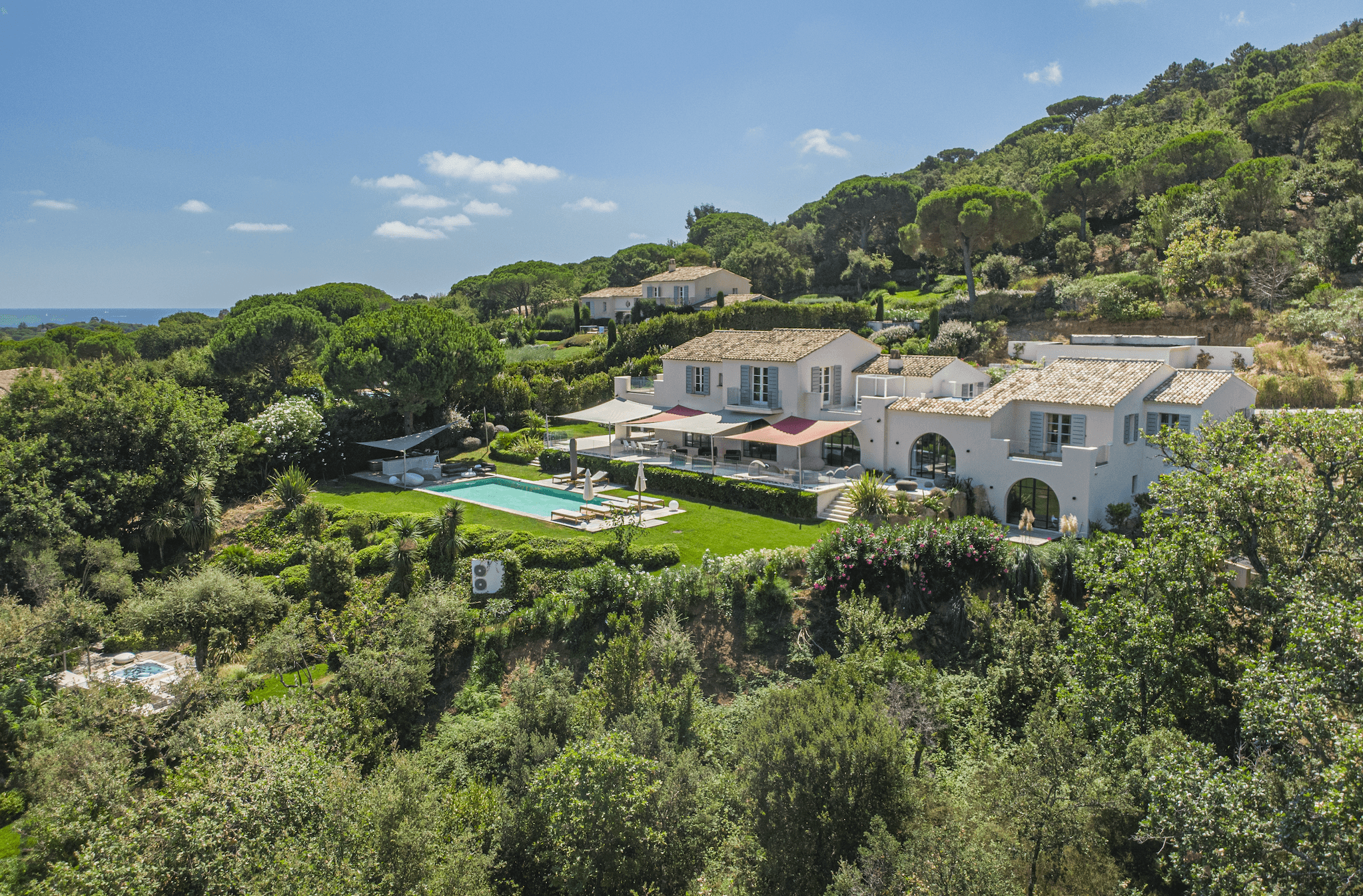 Ramatuelle , Charming villa with panoramic sea view near Saint Tropez