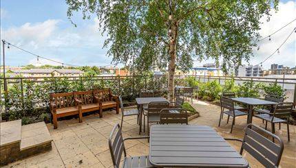 This spacious 2 bedroom 2 bathroom apartment with modern open-plan living space is fully furnished