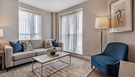 This luxurious interior designed one-bedroom apartment on the fifth floor of this waterfront estate is set over 681 SqFt