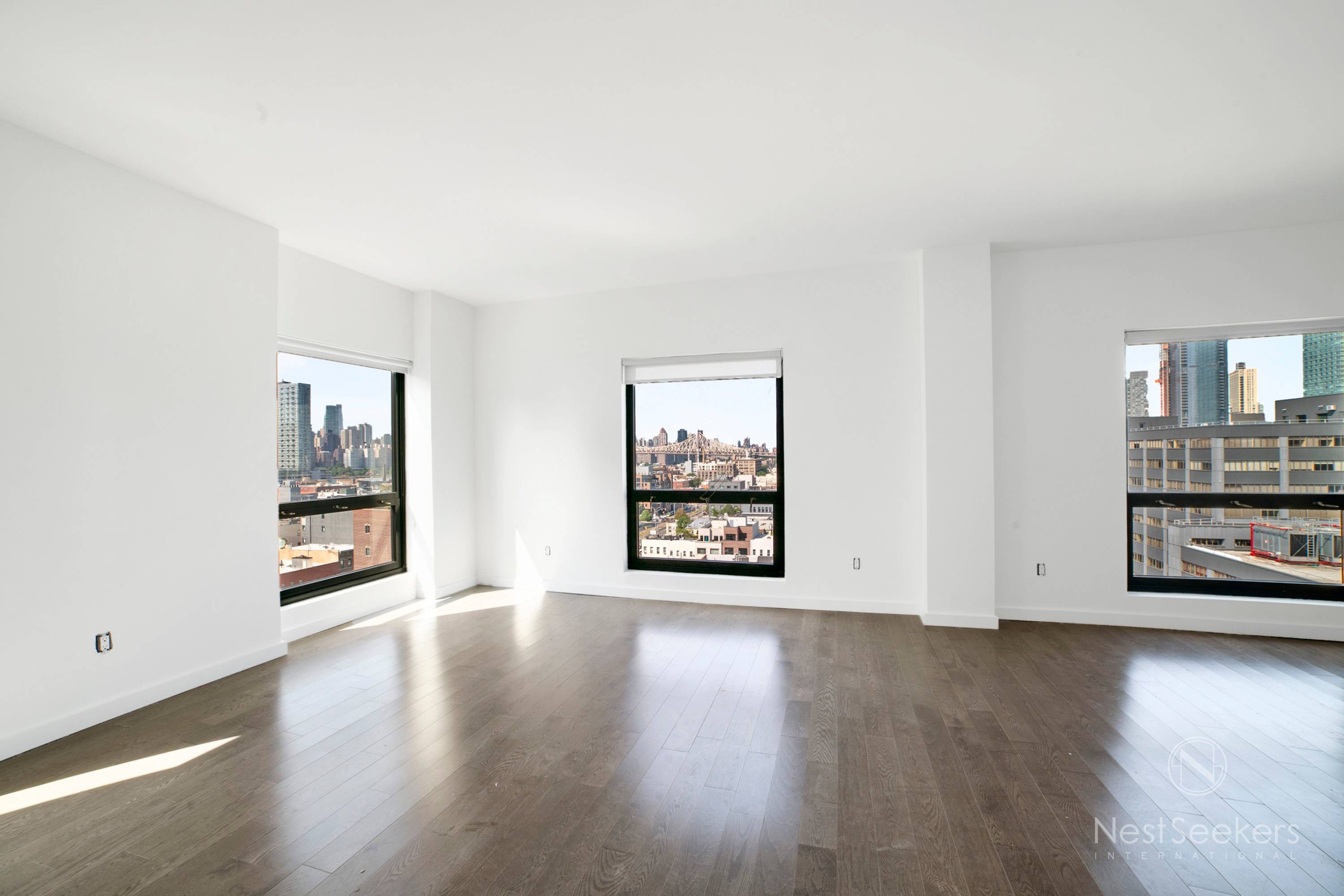 Gigantic Three Bed Two Bath w/ Balcony Views from All Windows - True Corner Apartment !!!