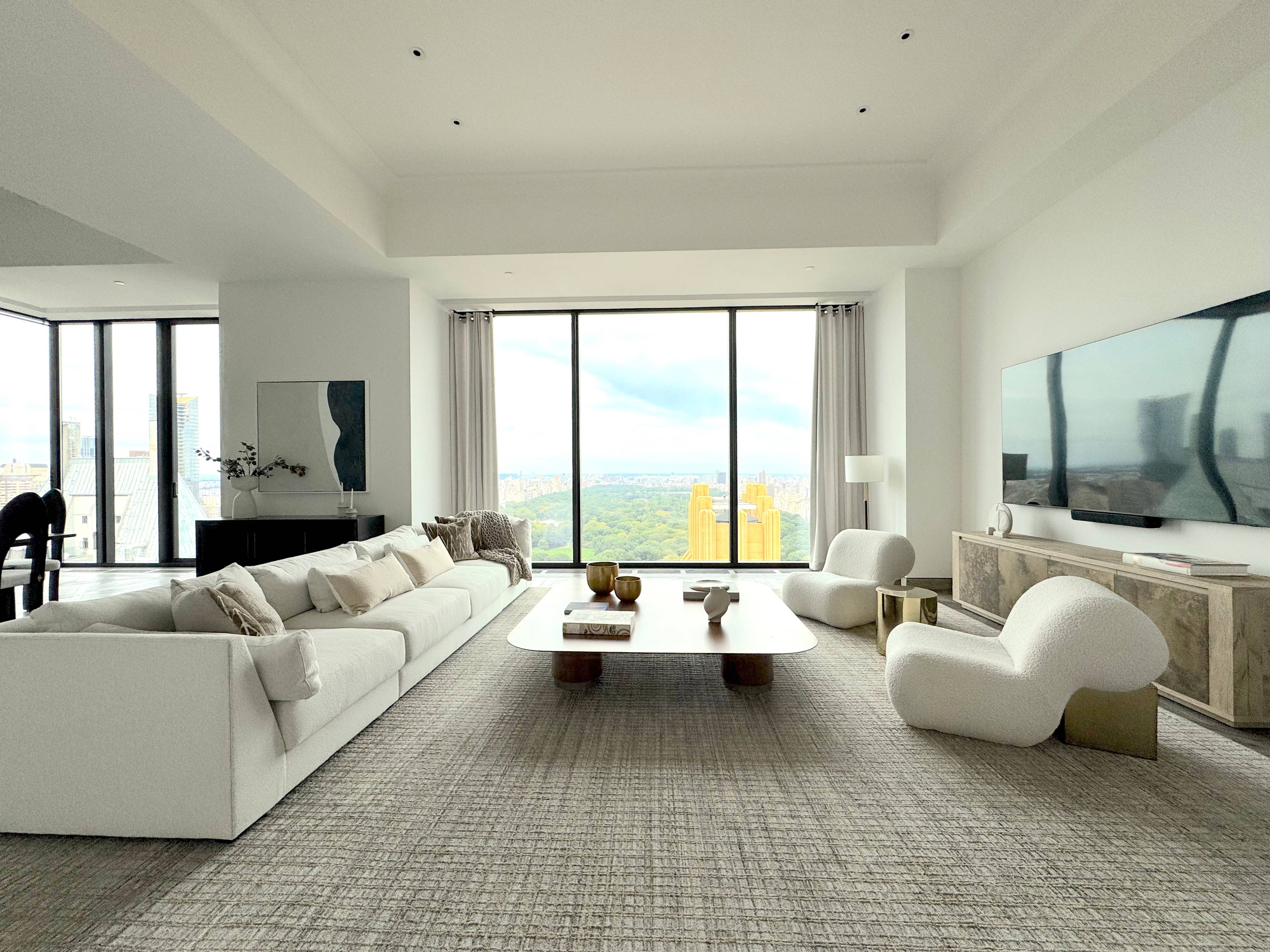 Full-Floor Luxury Residence with Direct Central Park Views at 111 W 57Th,#38